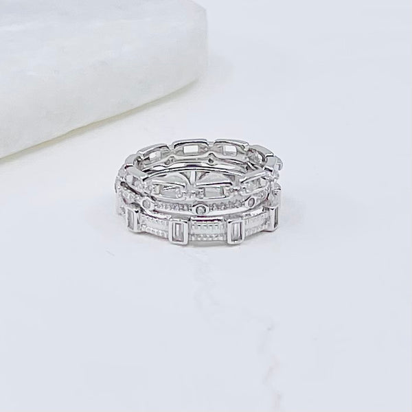 Sterling Silver Stackable Ring Sets