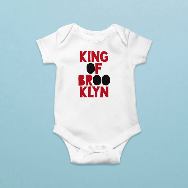 King of Brooklyn baby bodysuit