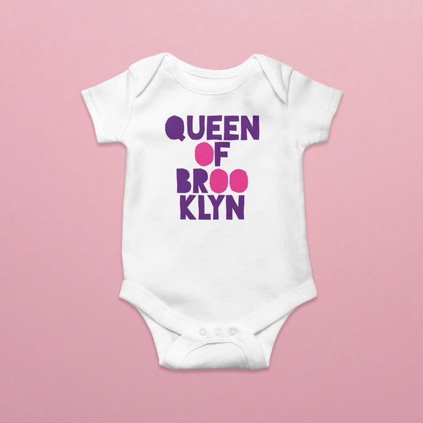 Queen of Brooklyn baby bodysuit