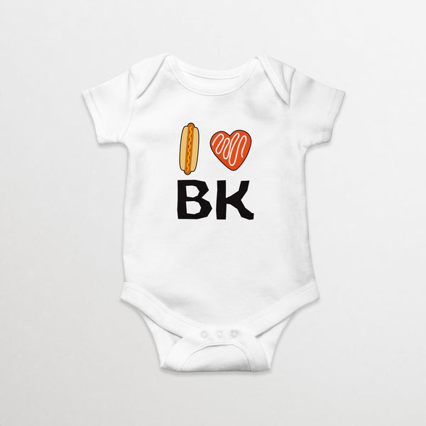 I Love Brooklyn baby bodysuit