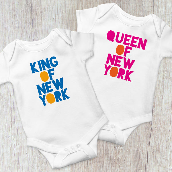King of New York baby bodysuit