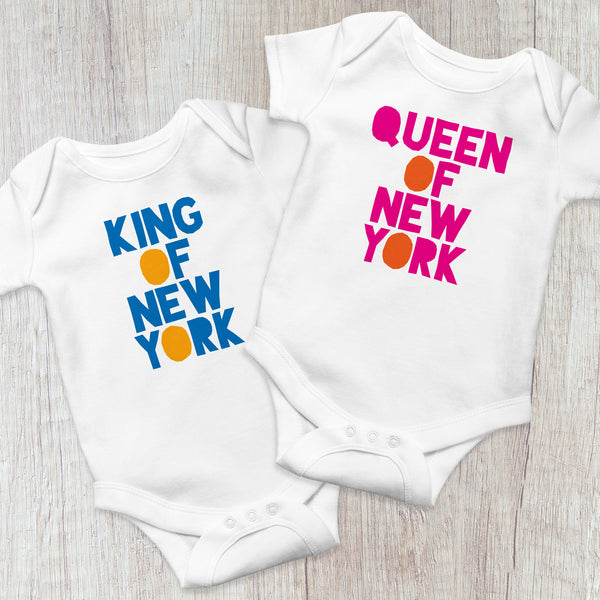 Queen of New York baby bodysuit