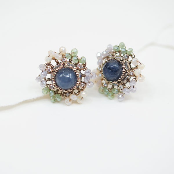 Blue Sodalite Post Earrings