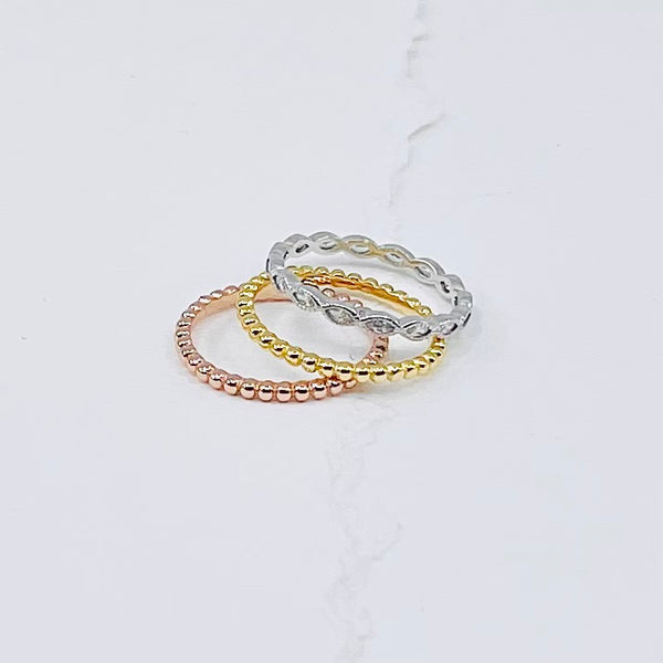 Fresh Squeeze Stacking Charm Ring Set | Kate Spade New York