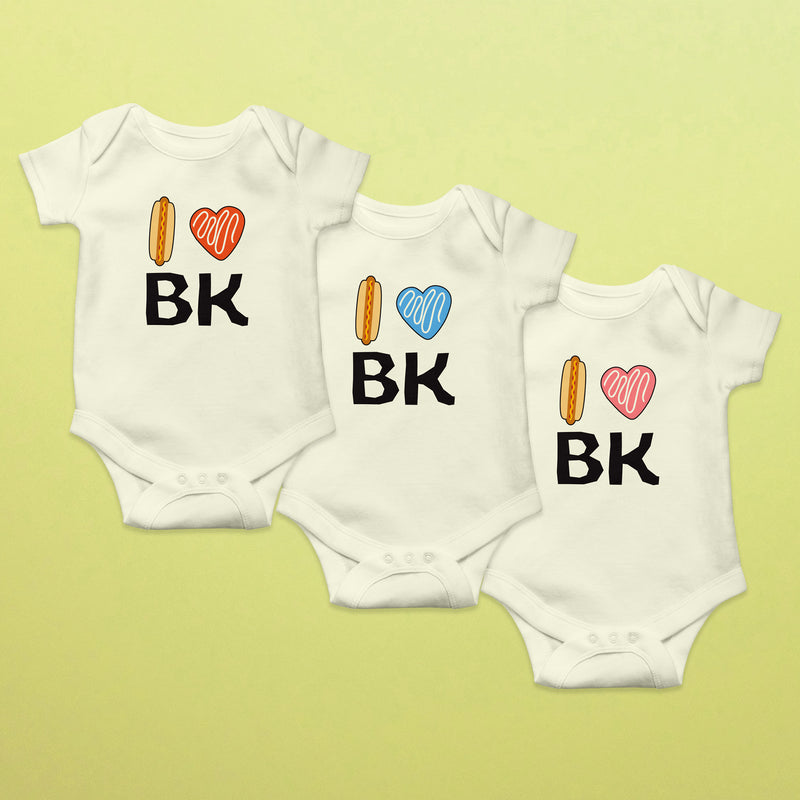 I Love Brooklyn baby bodysuit