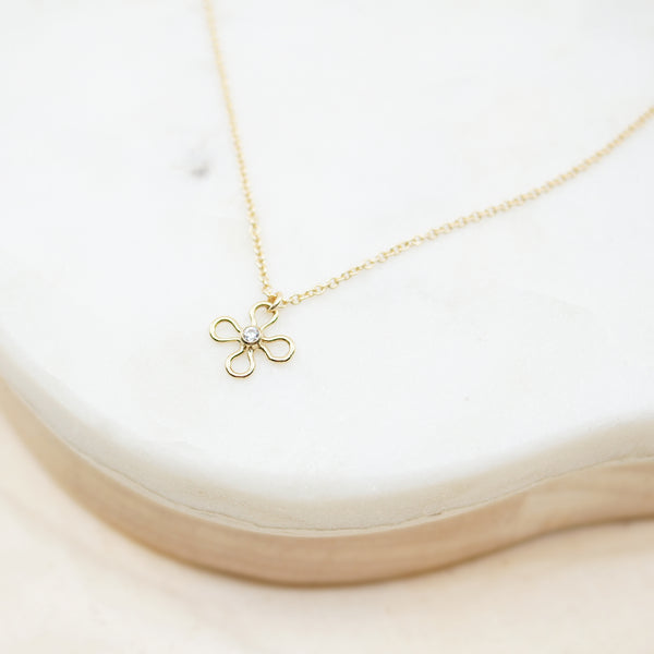 Daisy Gold Necklace