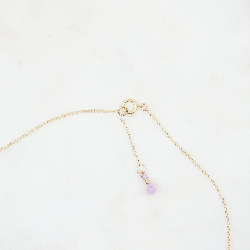 Freshwater Pearl Seed Bar Gold Filled Necklace