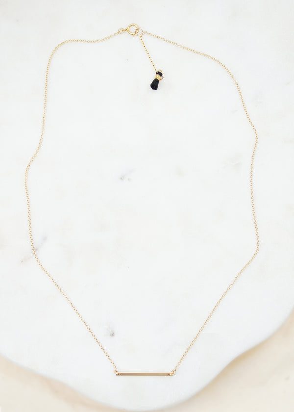 Gold Bar Necklace