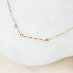 Gold Bar Necklace